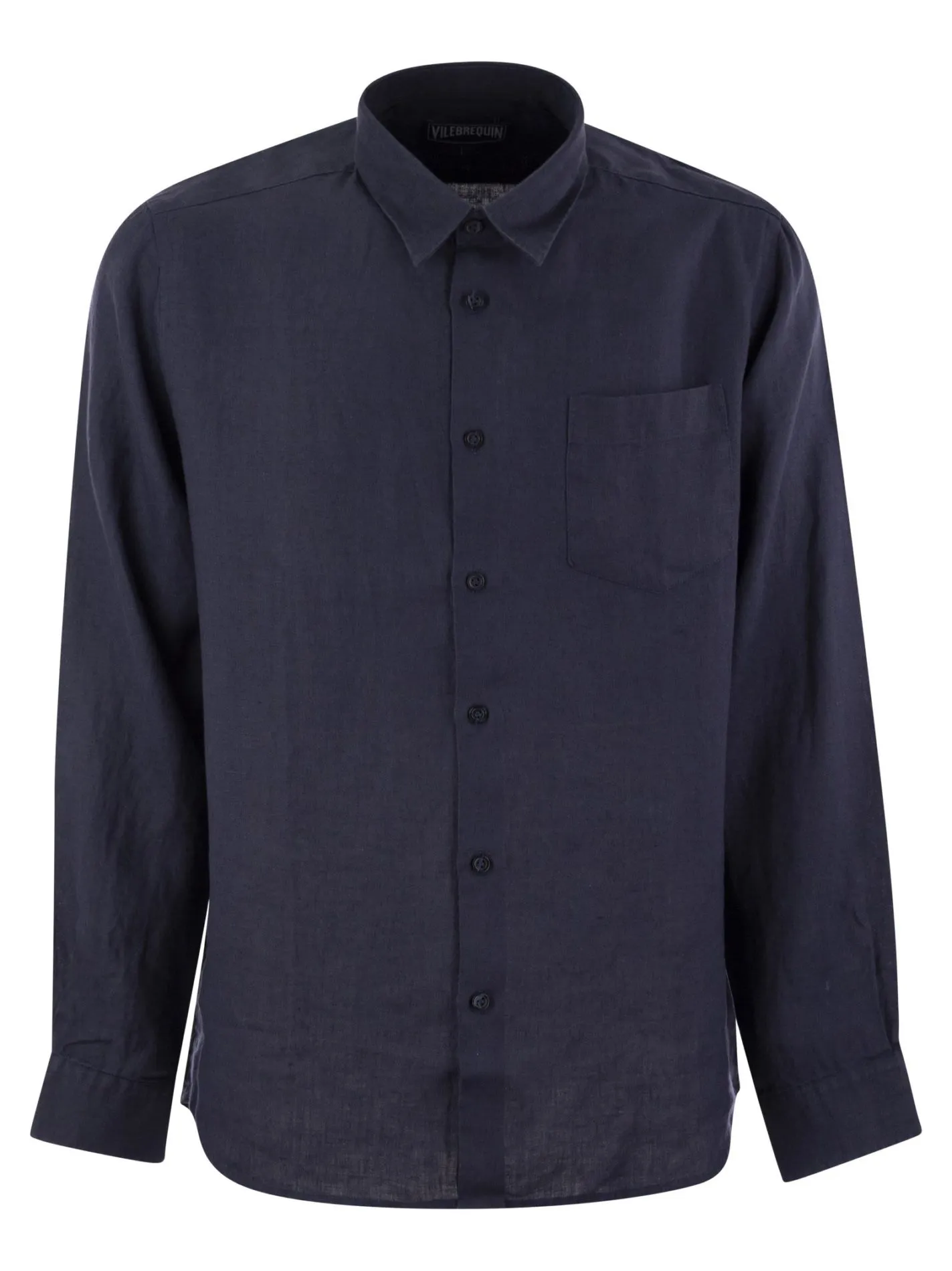 Camicia in lino a maniche lunghe