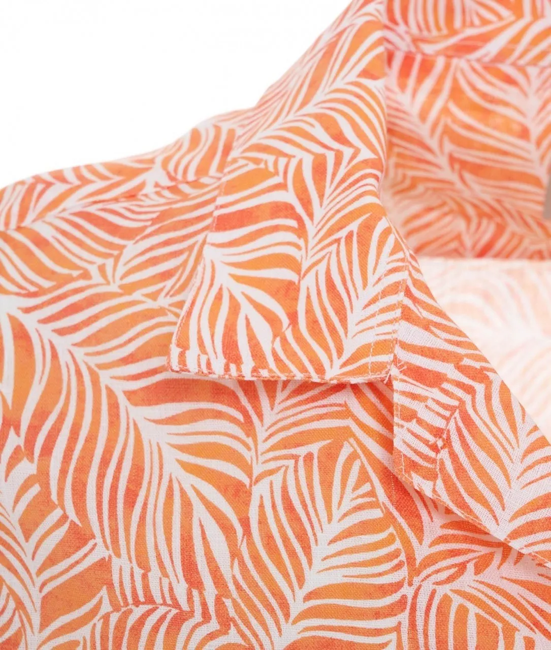 Camicia in lino arancione arancione