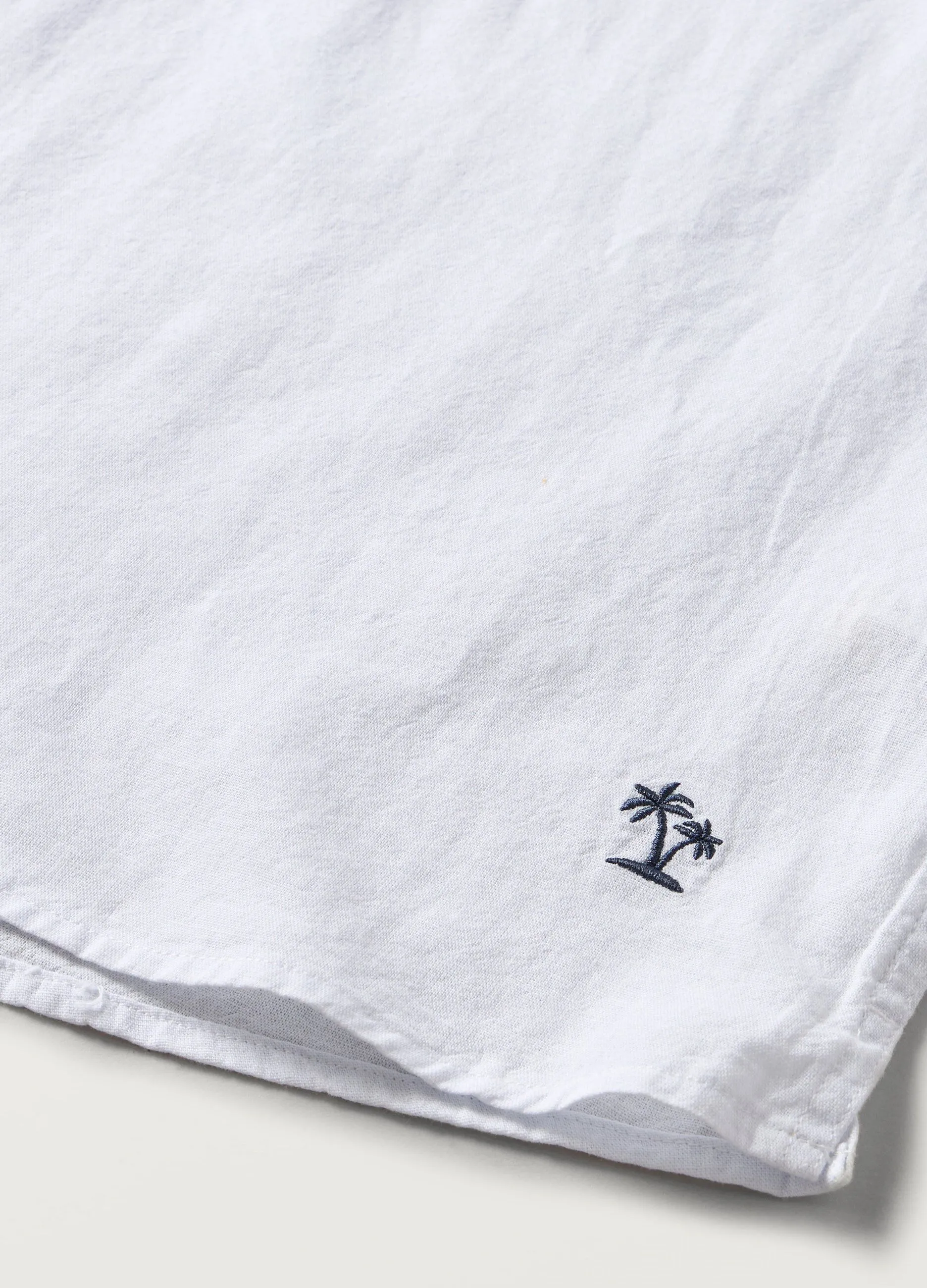Camicia in misto lino ragazzo