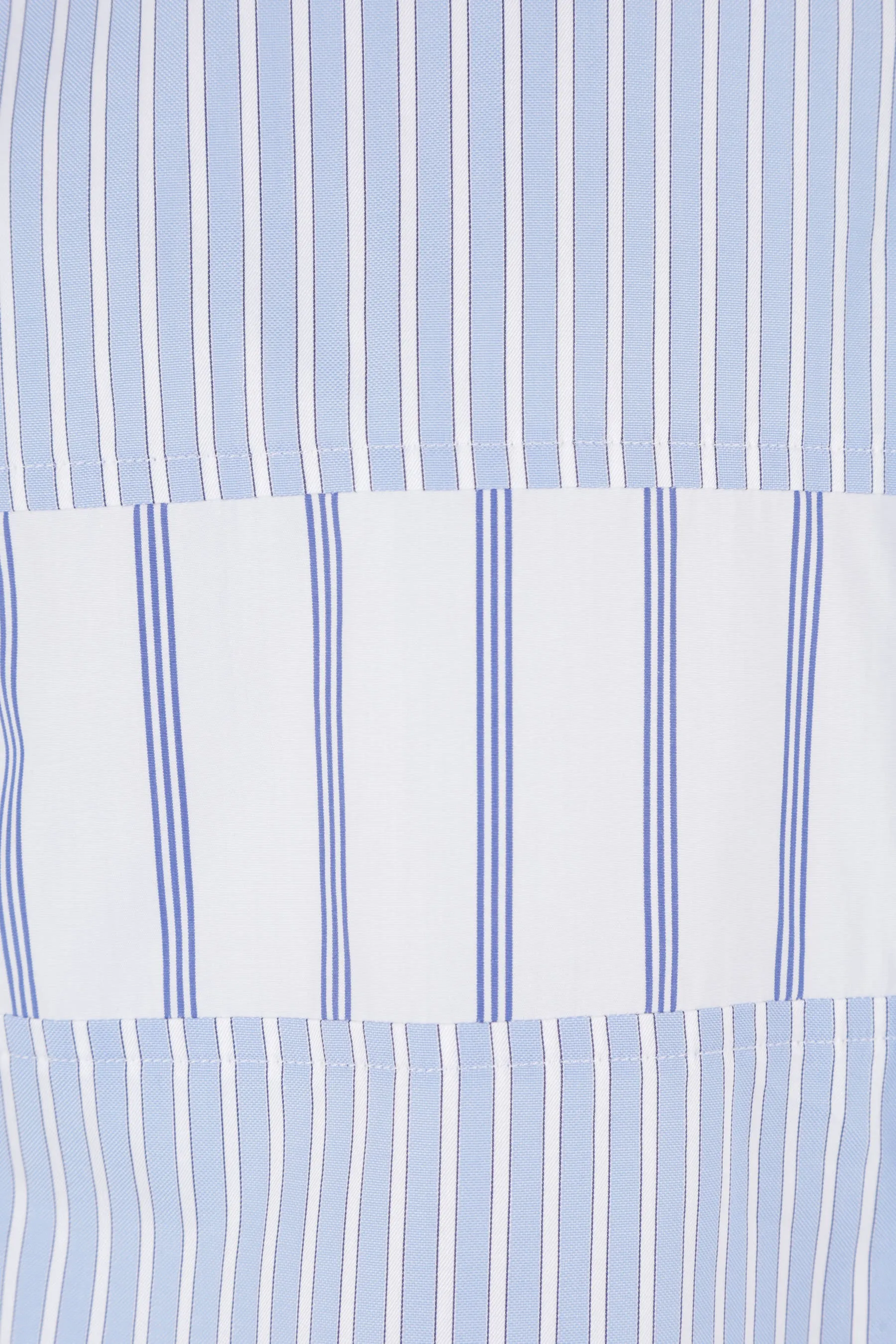  camicia in popeline asimmetrica  