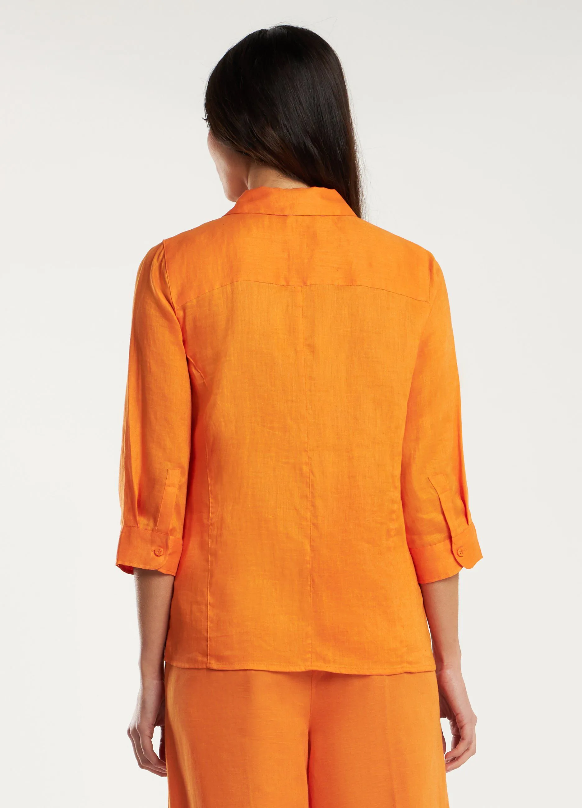 Camicia in puro lino donna