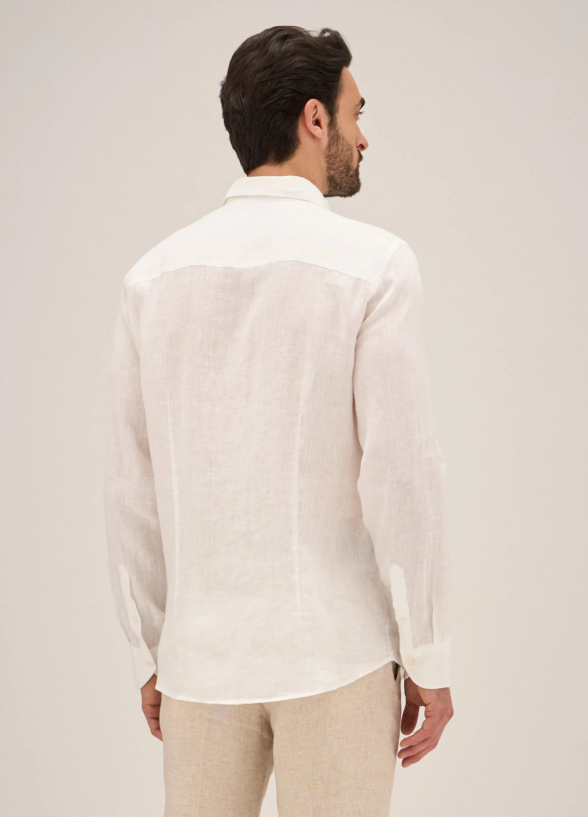 Camicia in puro lino Rumford uomo