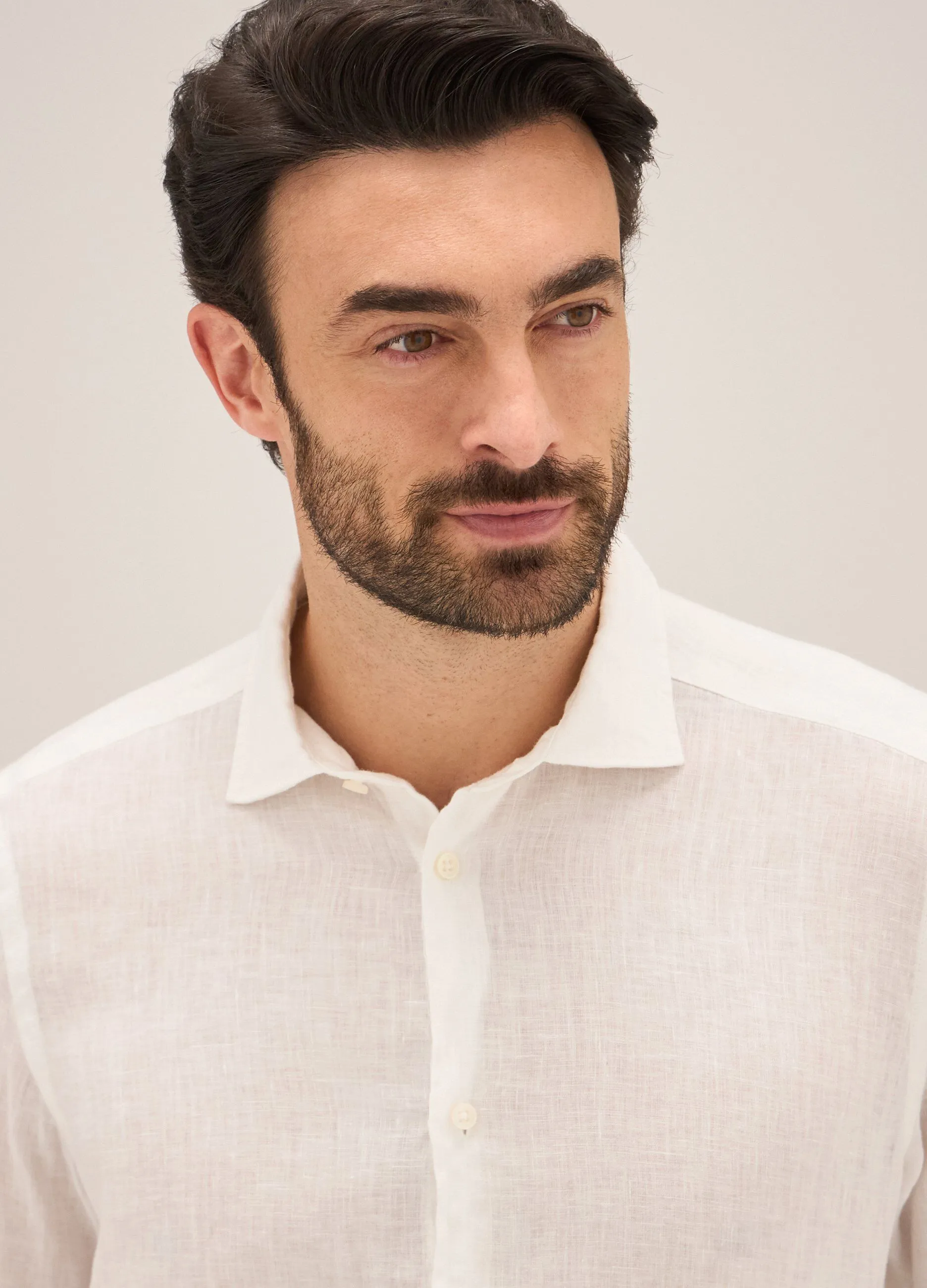 Camicia in puro lino Rumford uomo