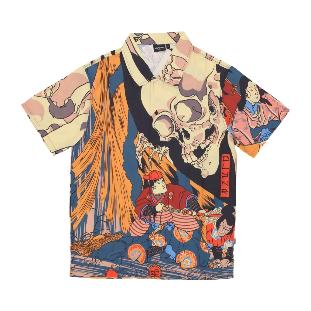 camicia manica corta uomo odokuro bowling shirt MULTI
