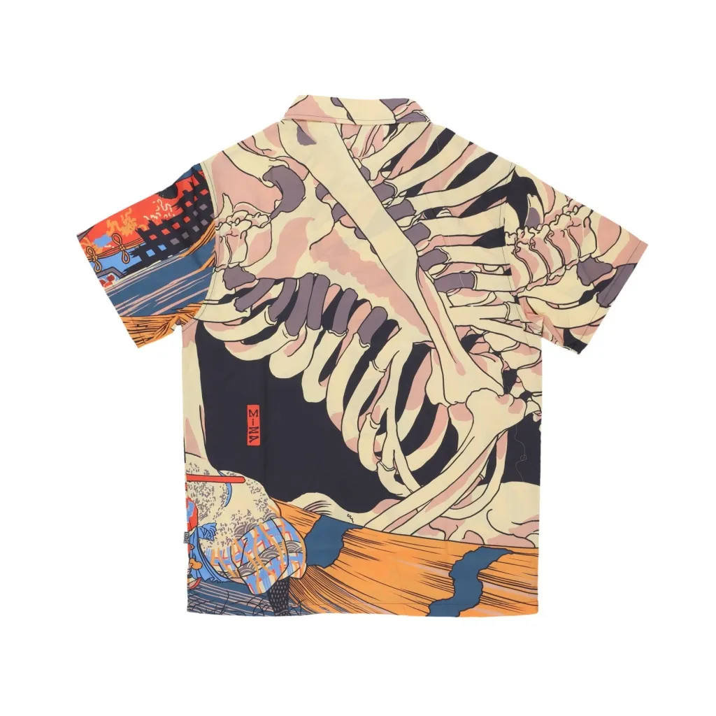camicia manica corta uomo odokuro bowling shirt MULTI