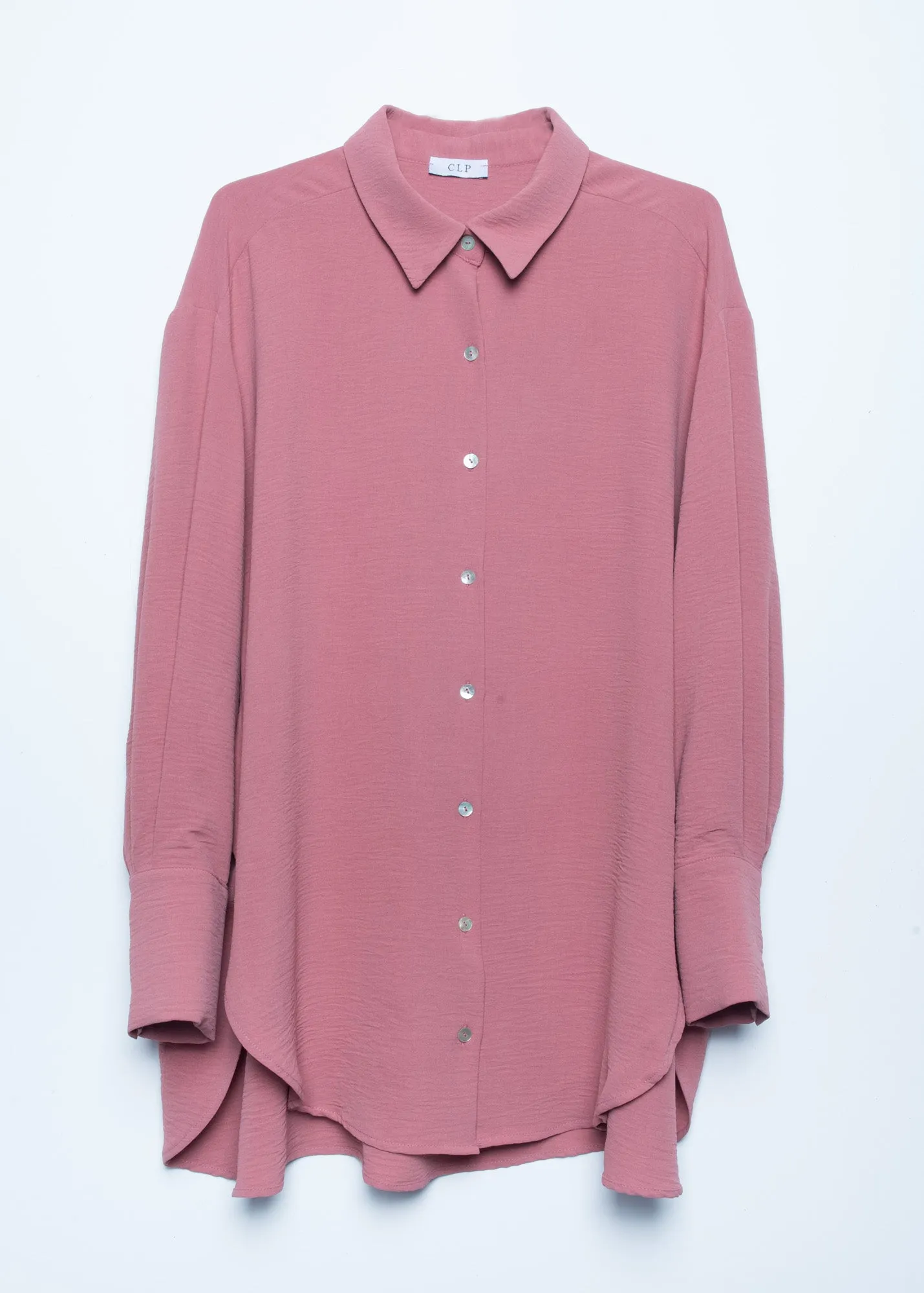 Camicia testurizzata oversize