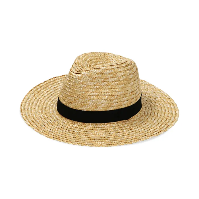 Cappello beige in paglia