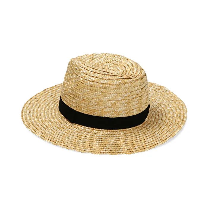Cappello beige in paglia