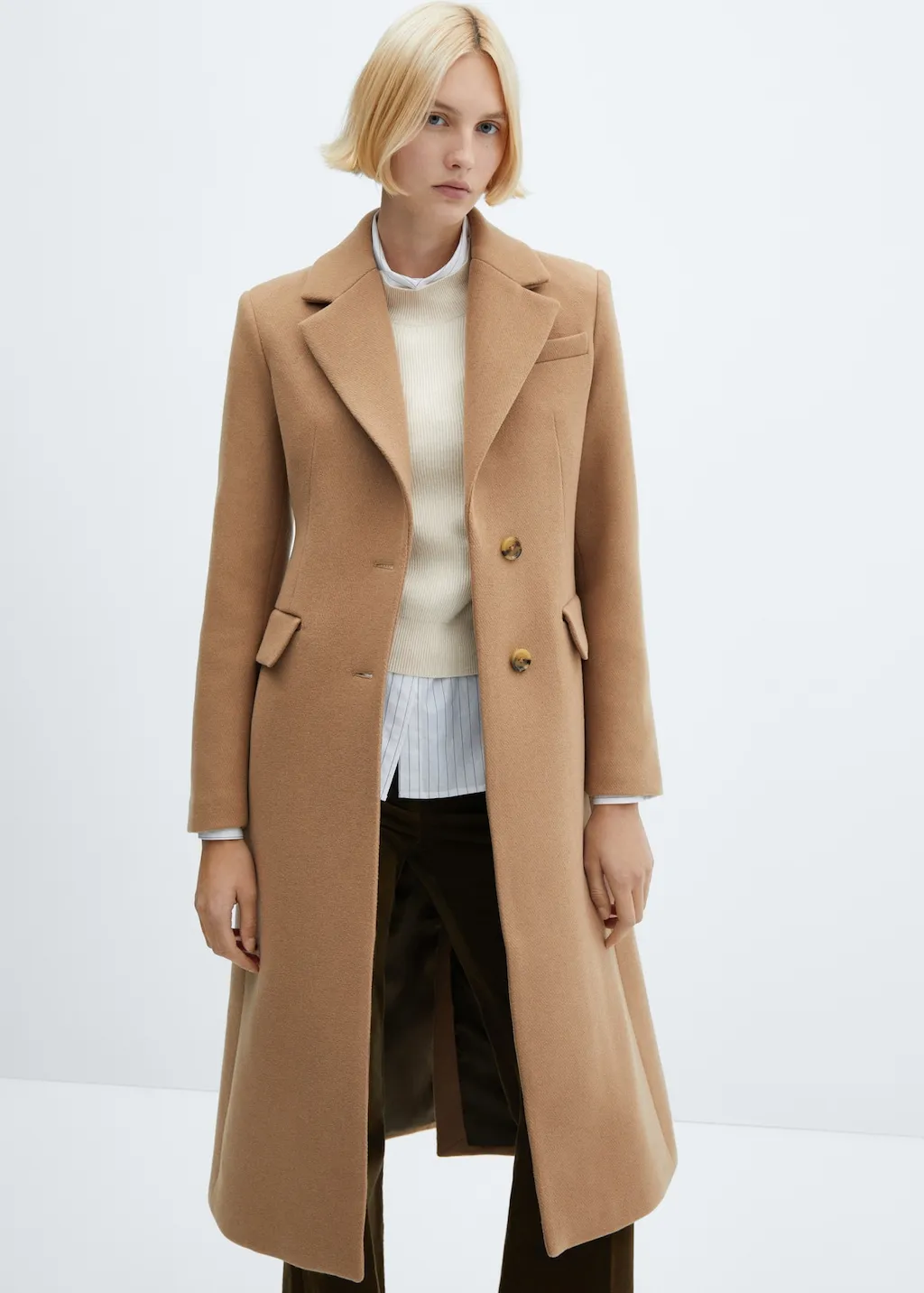 Cappotto lana avvitato