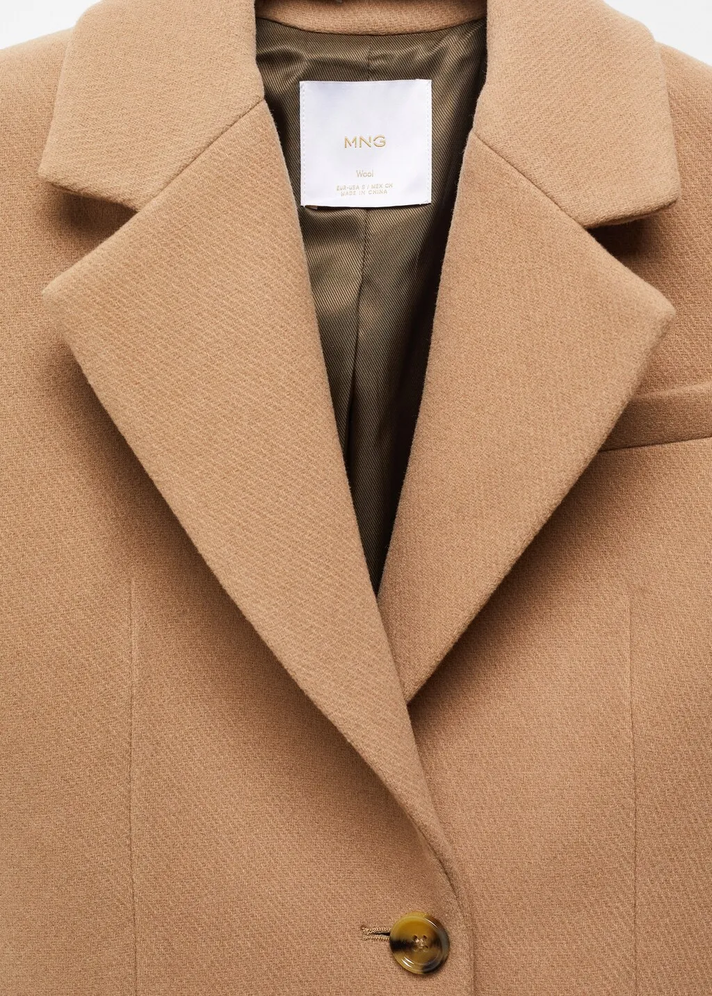 Cappotto lana avvitato
