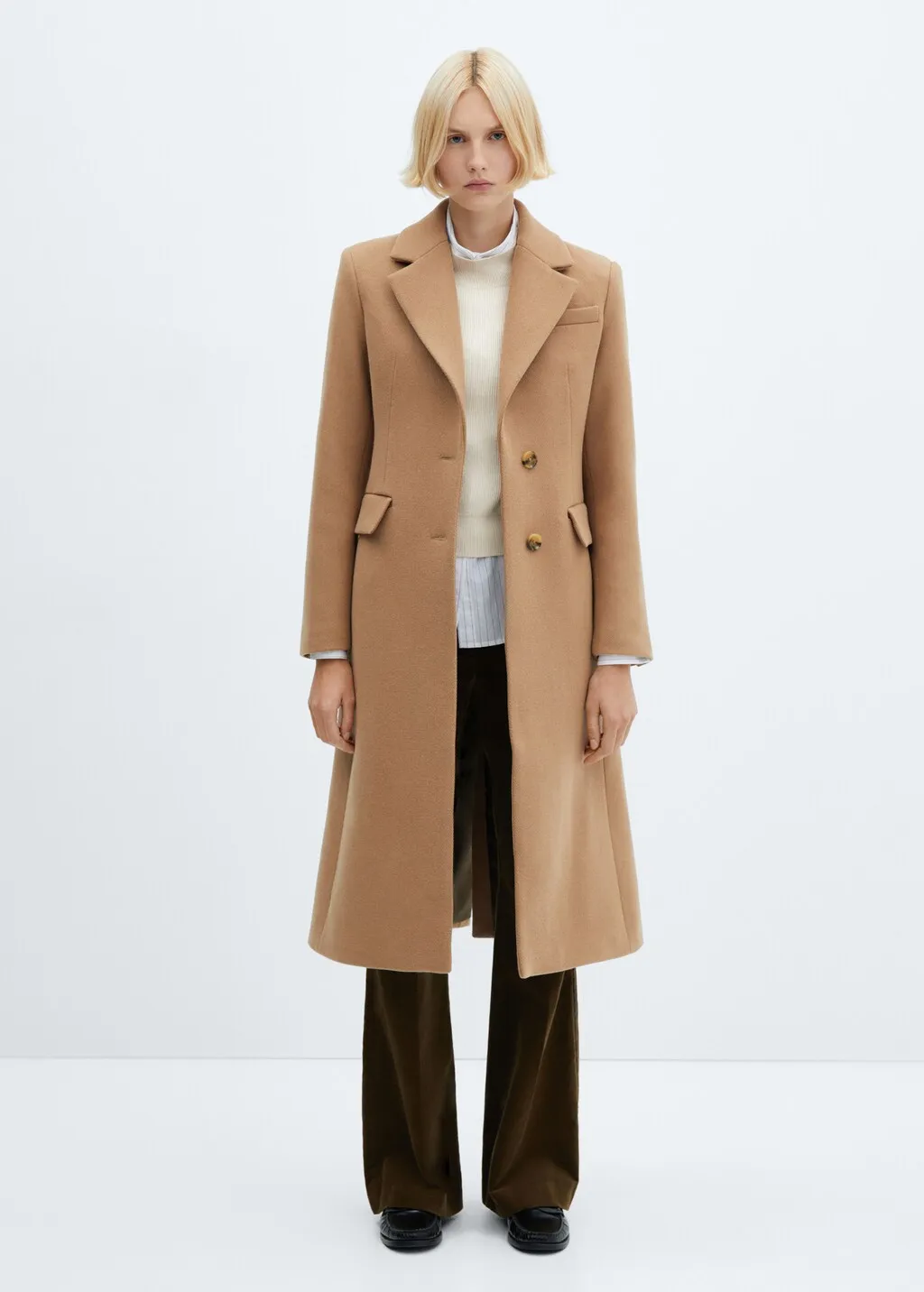 Cappotto lana avvitato