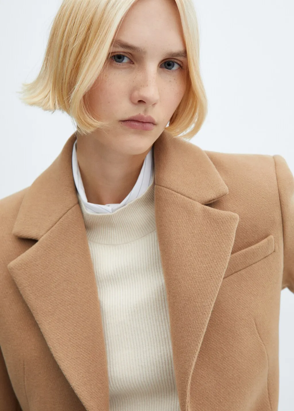 Cappotto lana avvitato