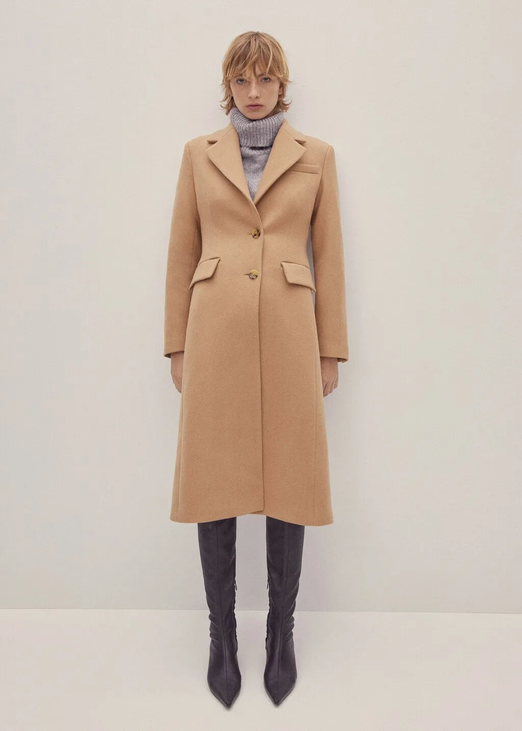 Cappotto lana avvitato