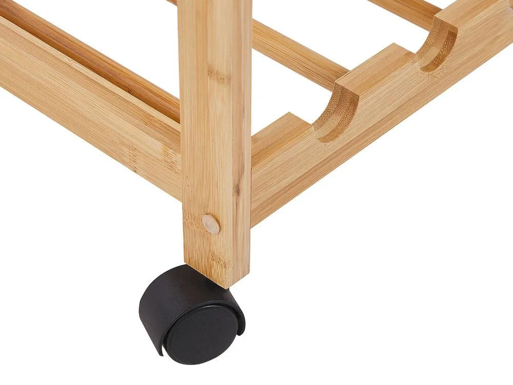 Carrello portavivande MORINO Legno di bambù Marrone chiaro