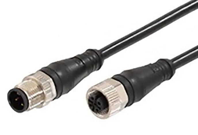 Cavo sensore/attuatore Molex M12 Femmina / M12 Maschio, Ø 5.50mm, L. 1m