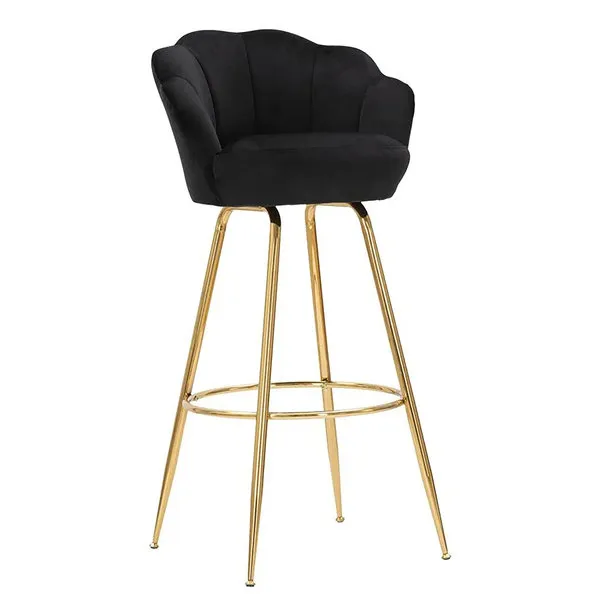 Charme 1921 Sgabello Bar Vienna Nero cm 55x53x110