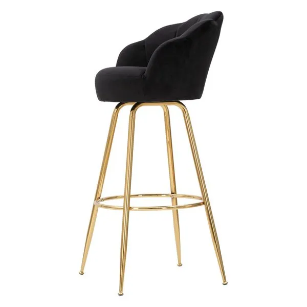 Charme 1921 Sgabello Bar Vienna Nero cm 55x53x110