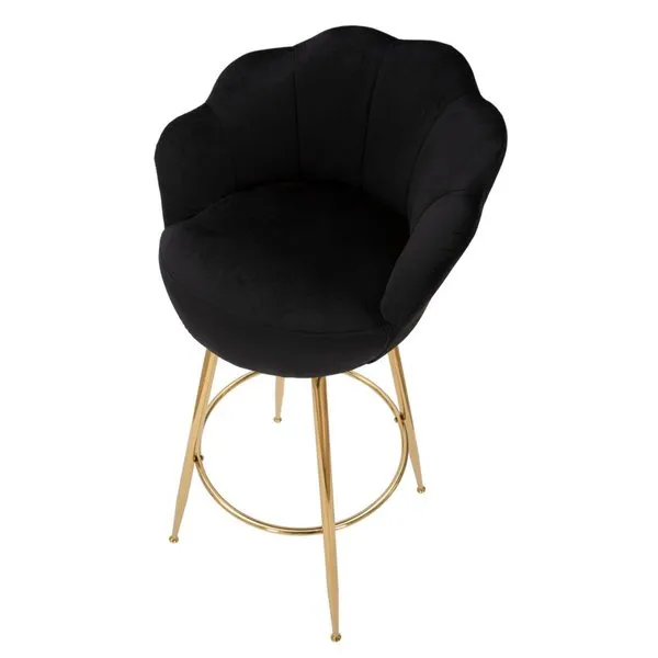 Charme 1921 Sgabello Bar Vienna Nero cm 55x53x110