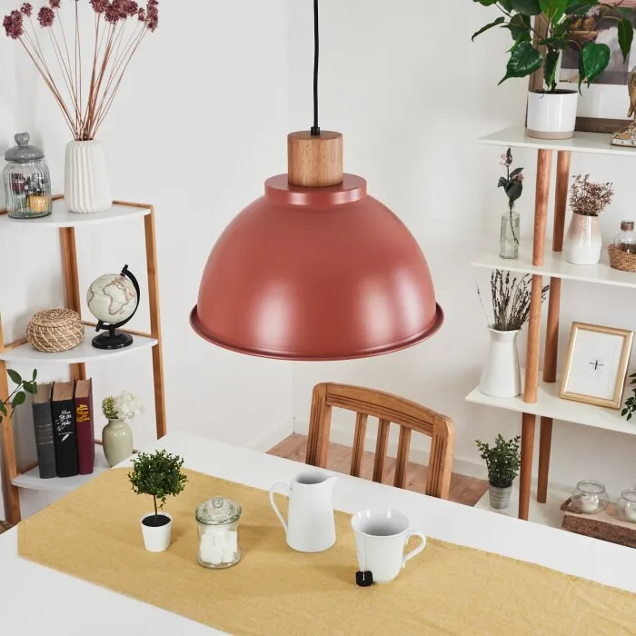 Chipou Lampada a Sospensione Rosso, 1-Luce