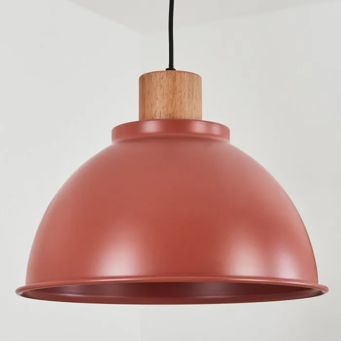 Chipou Lampada a Sospensione Rosso, 1-Luce