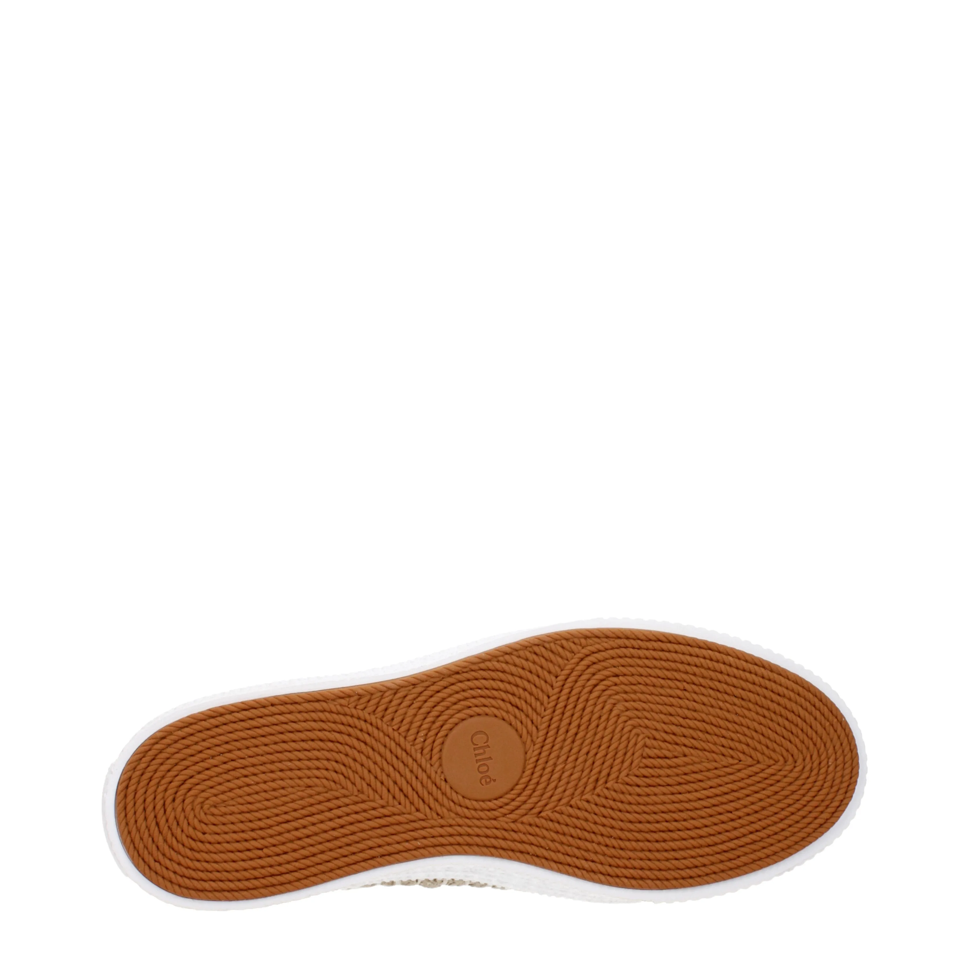 Chloé Sneakers Donna Pelle Beige/Perla