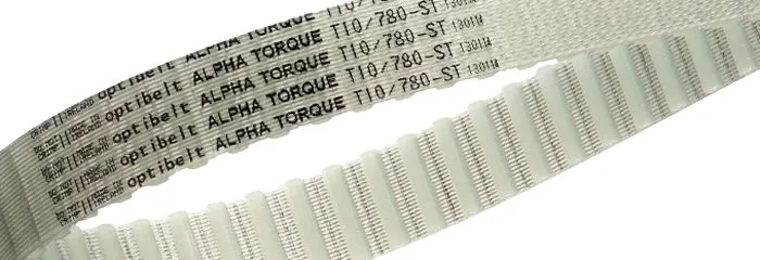 Cinghia sincrona OPTIBELT, 53 denti, passo 10mm, dimensioni 530mm x 32mm, in Poliuretano