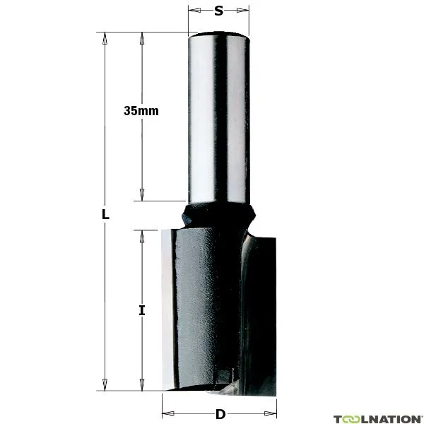 CMT 175.140.11 14 mm Gambo della fresa per scanalature 10 mm