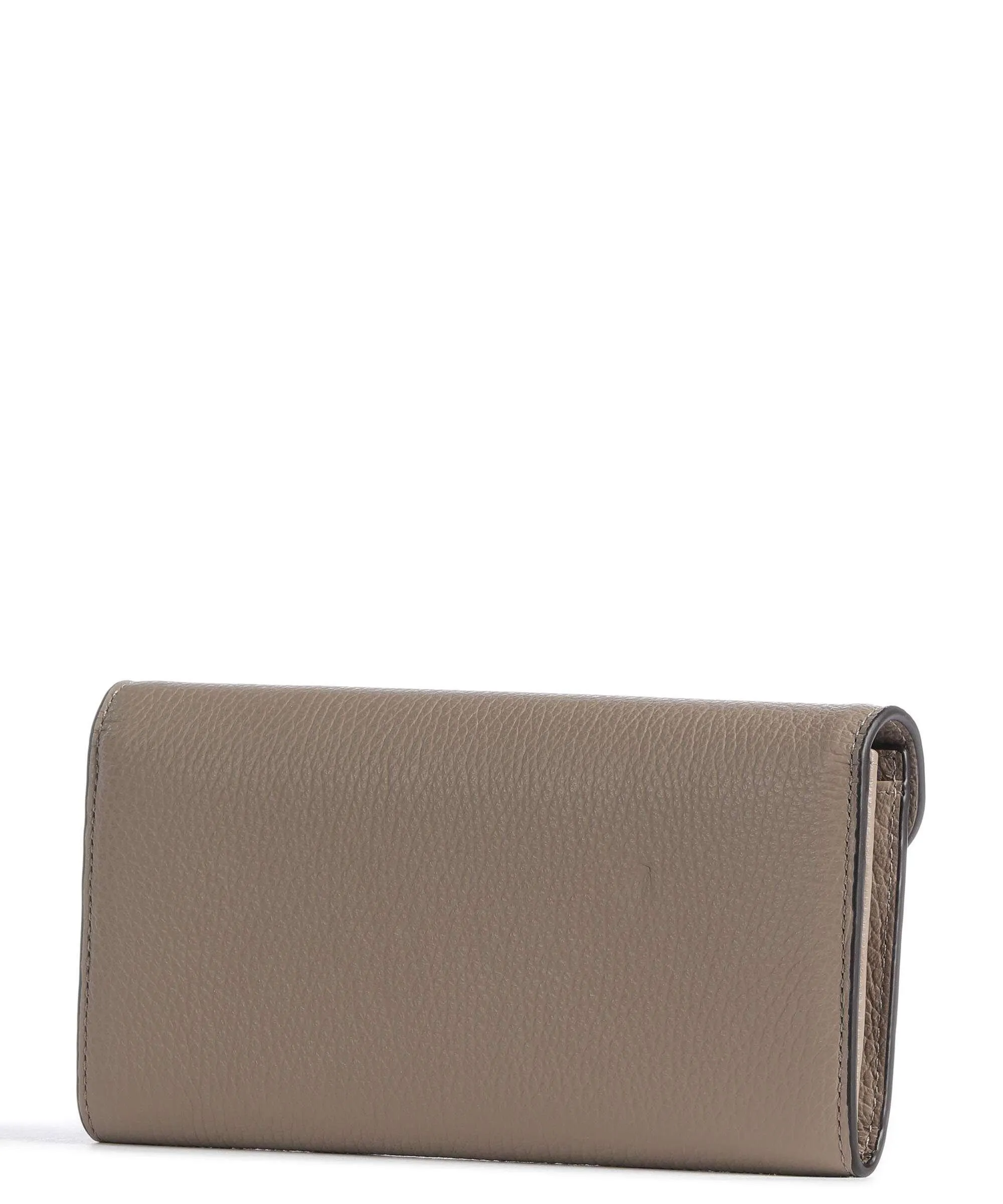  Coccinelle Beat Soft Portafoglio pelle granulata taupe  