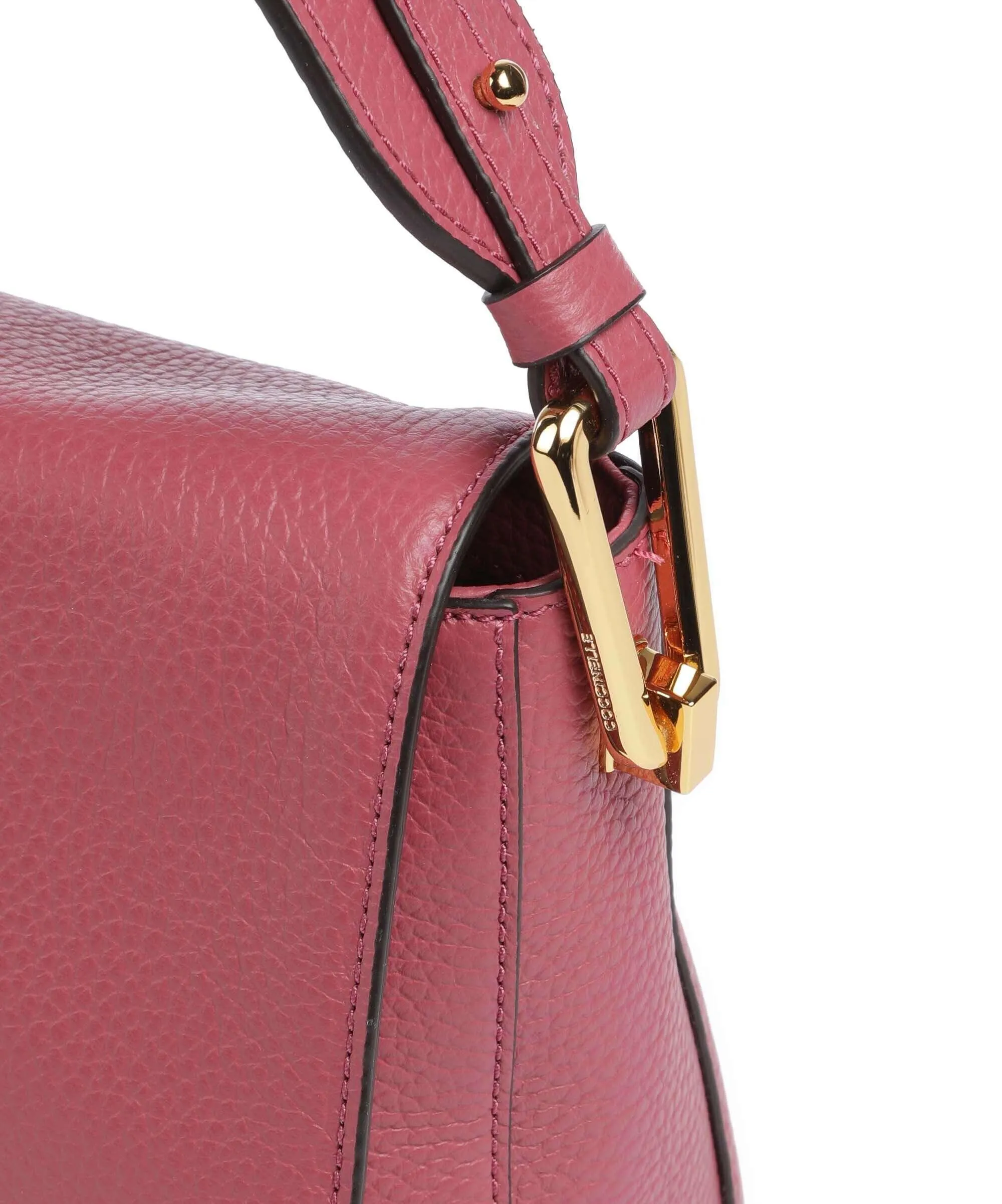  Coccinelle Liya Signature Borsa a tracolla pelle di vacchetta grana rosa antico  