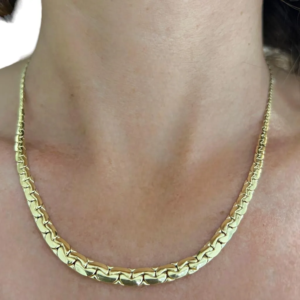Collana girocollo COBRA oro giallo Art. GGOR12