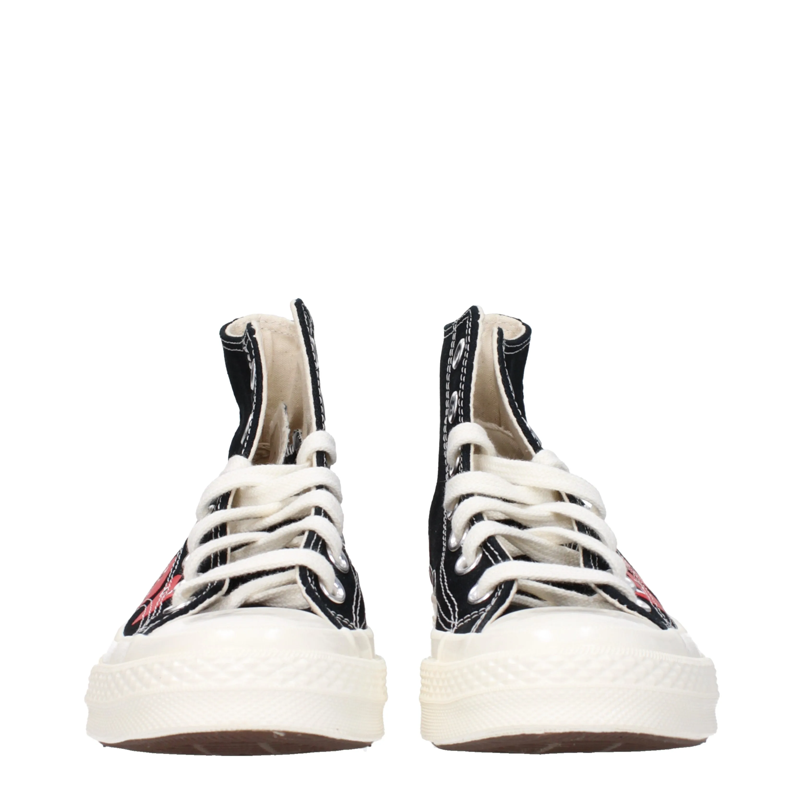 Comme des Garon Sneakers Converse Donna Tessuto Nero/Rosso