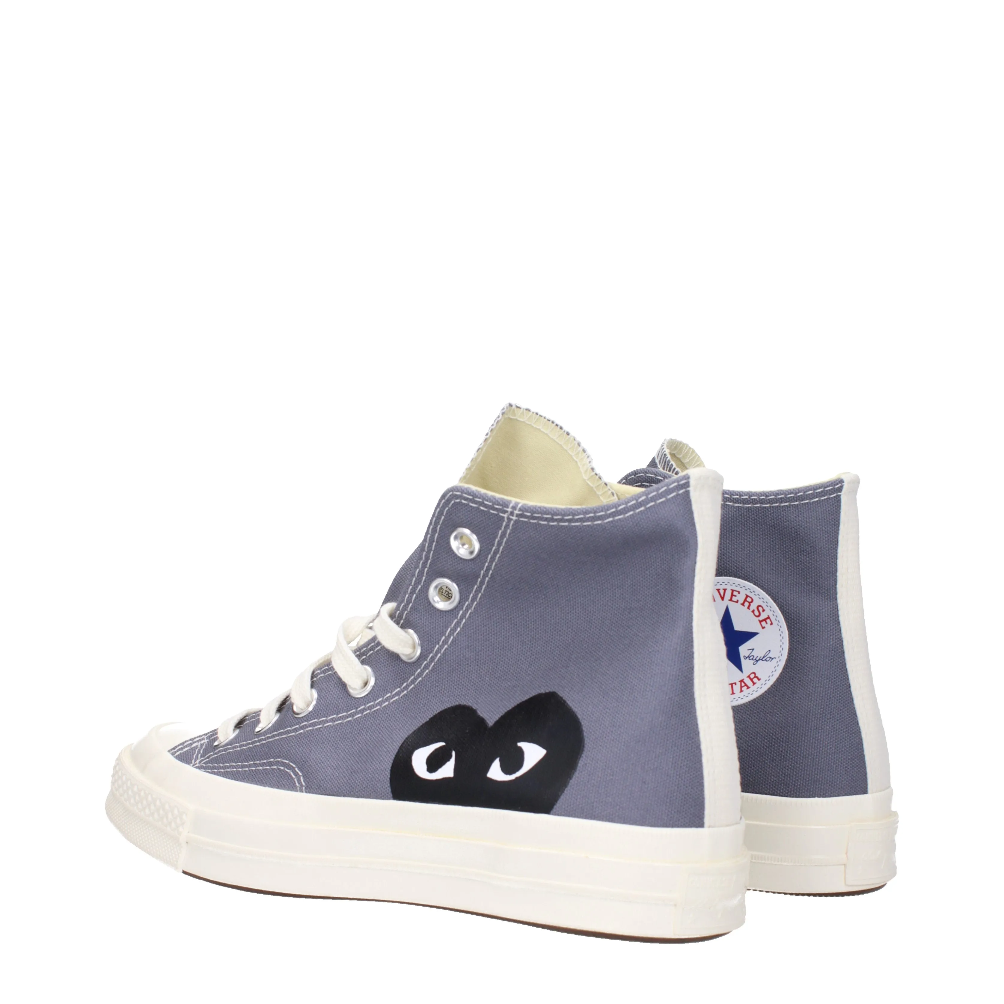Comme des Garon Sneakers Converse Uomo Tessuto Grigio/Nero