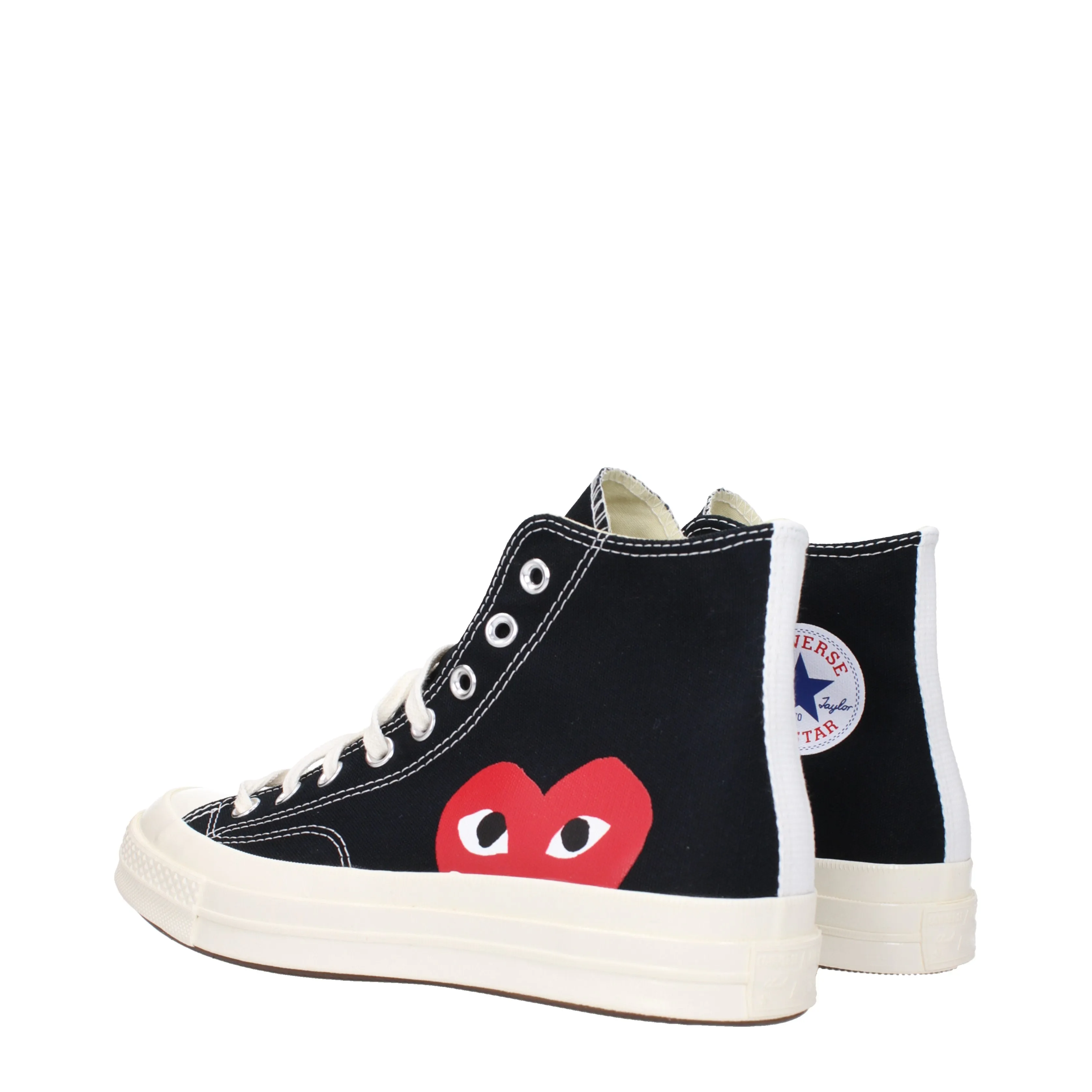Comme des Garon Sneakers Converse Uomo Tessuto Nero/Rosso