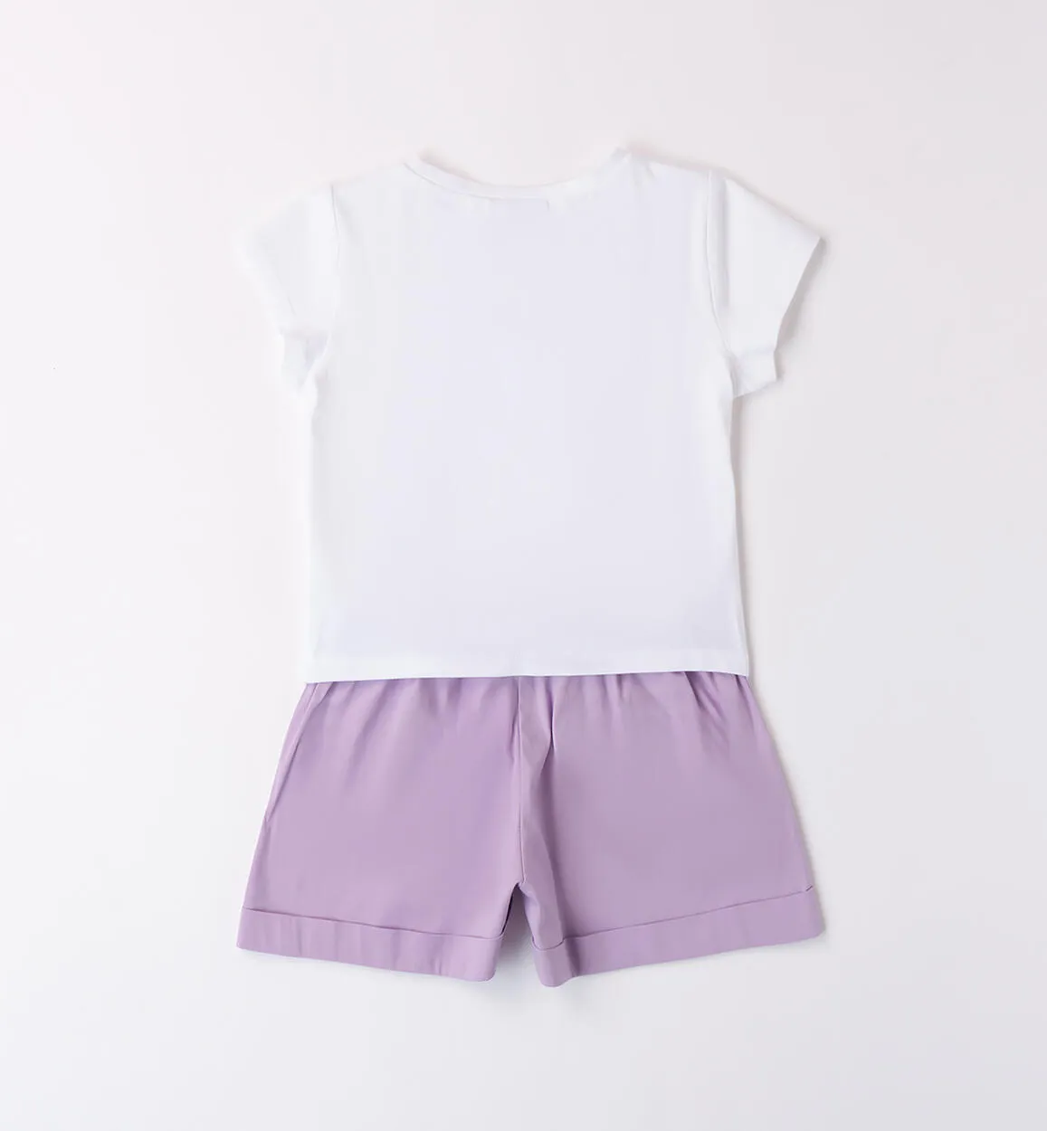 Completo bambina con fiocchi