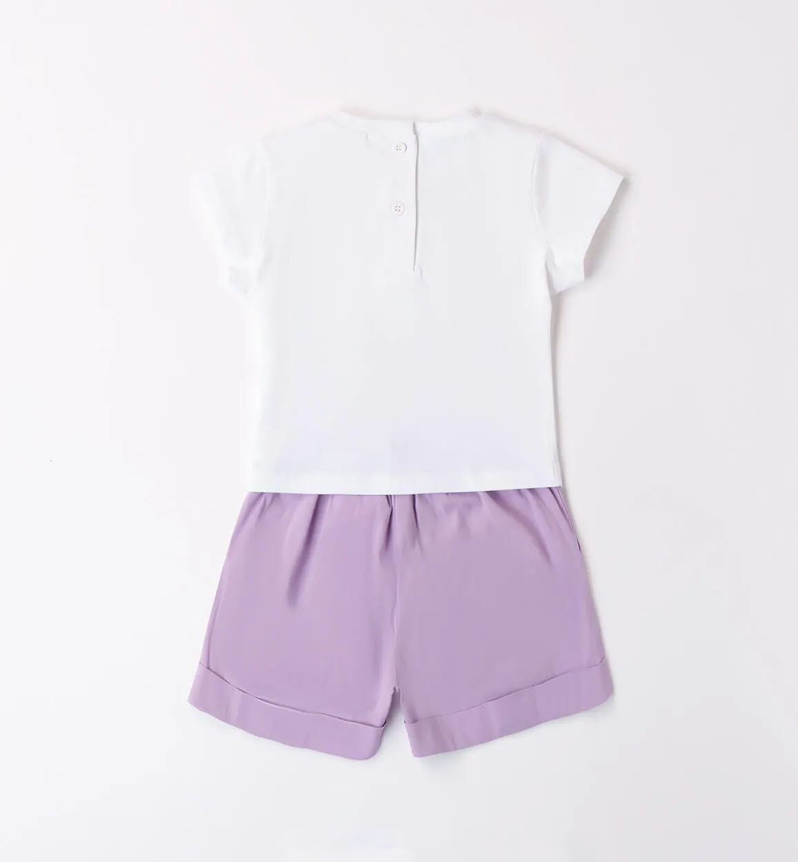 Completo bambina con fiocchi
