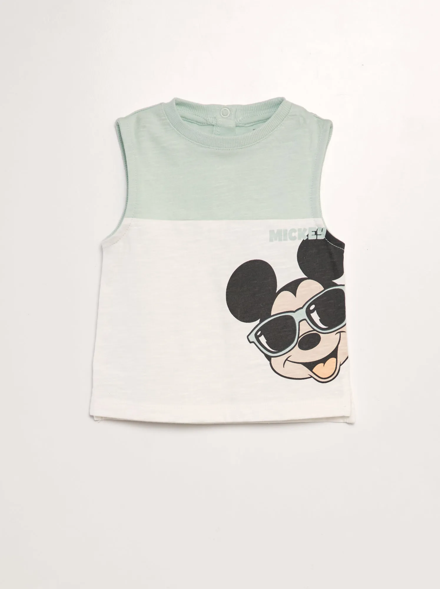 Completo canotta + shorts 'Topolino' - 2 pezzi - BIANCO