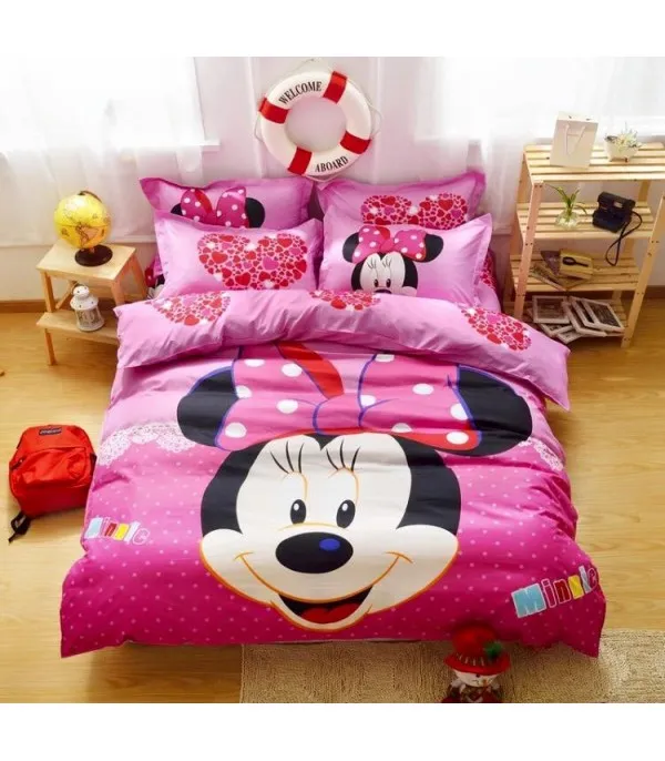 Completo letto Minnie pink dot - Dream Shop
