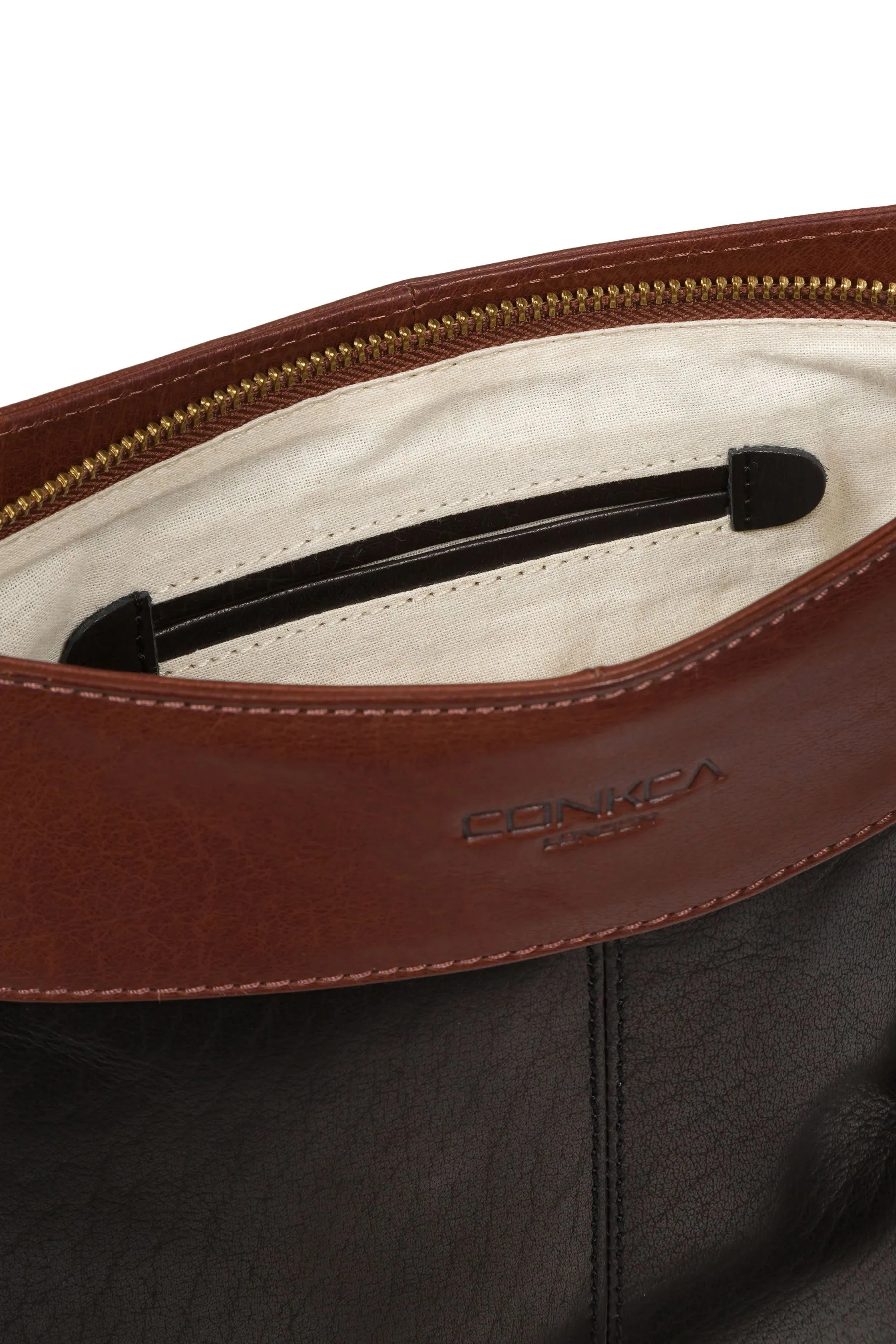 Conkca - Neonati Bon - Borsa a tracolla in pelle    
