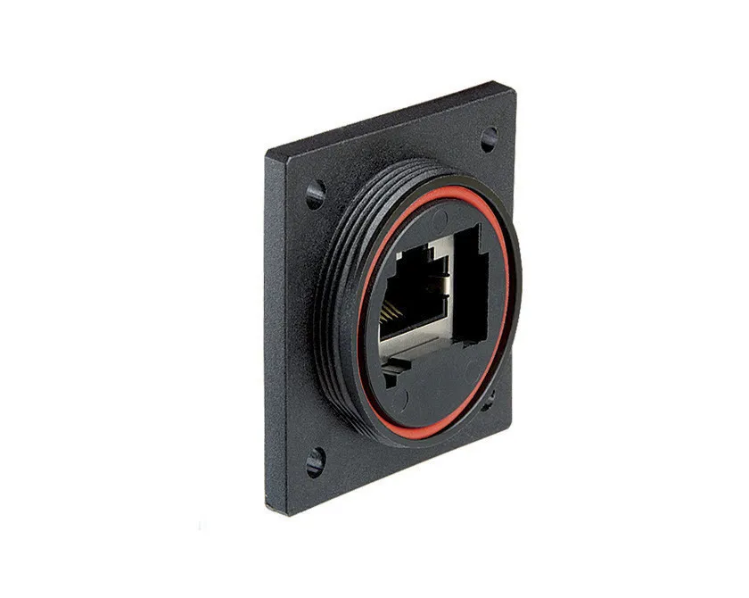 Connettore RJ45 Femmina Bulgin Cat6a, Montaggio su flangia