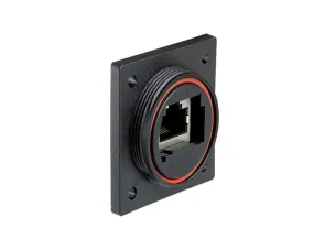 Connettore RJ45 Femmina Bulgin Cat6a, Montaggio su flangia