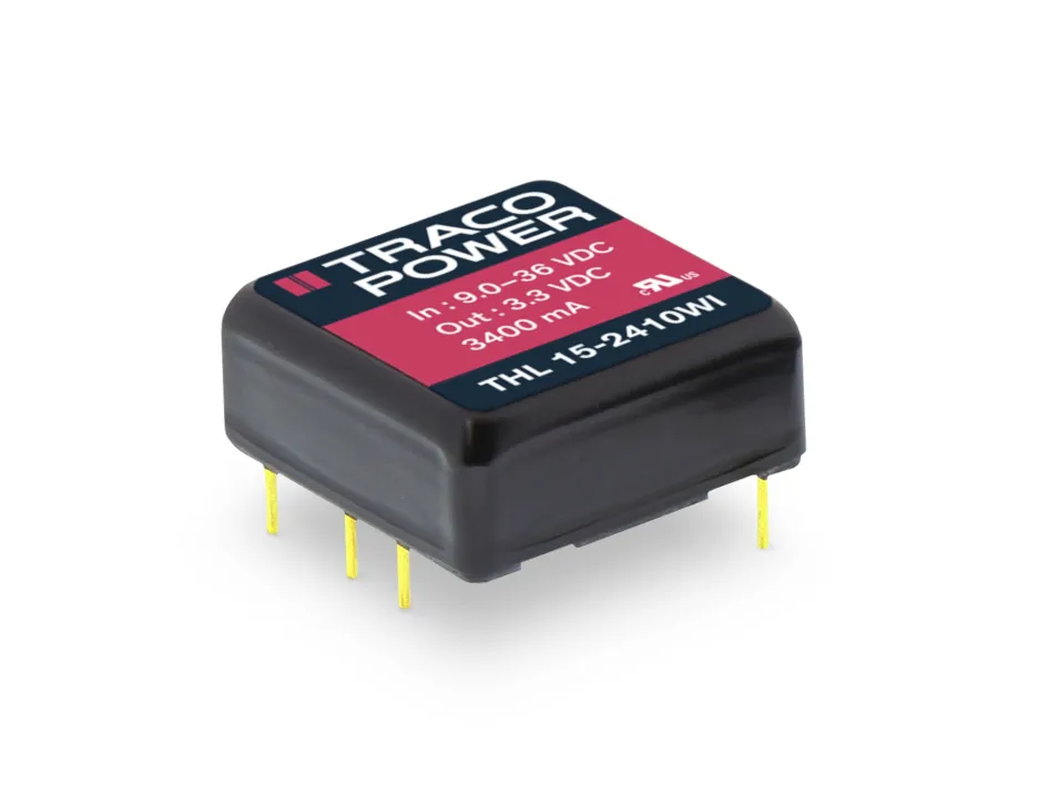 Convertitore c.c.-c.c. 15W, Vin 9 → 36 V c.c., Vout 15V cc, 1kV cc