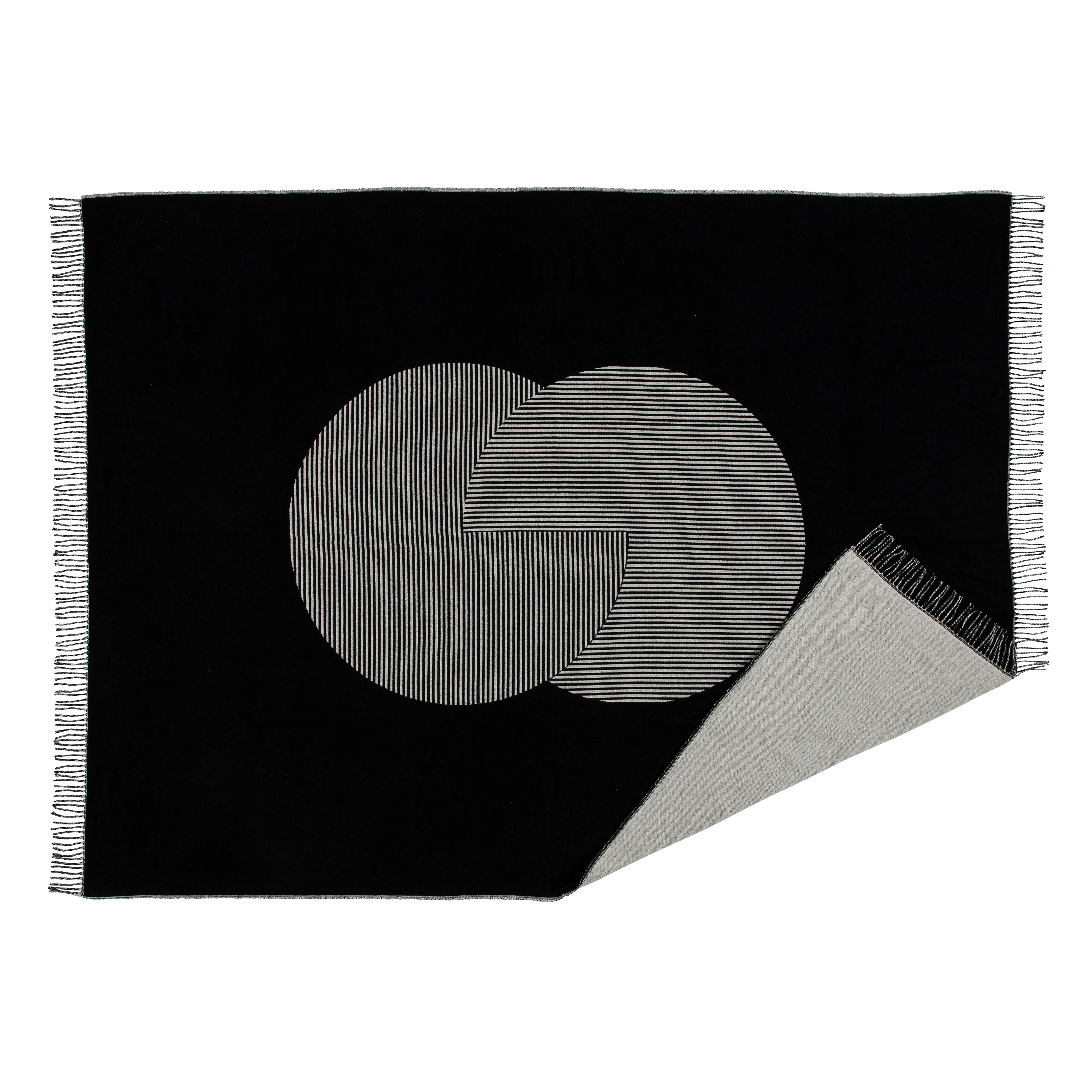 Coperta in lana Circles 130x185 cm.jn{font-size:18px}nero