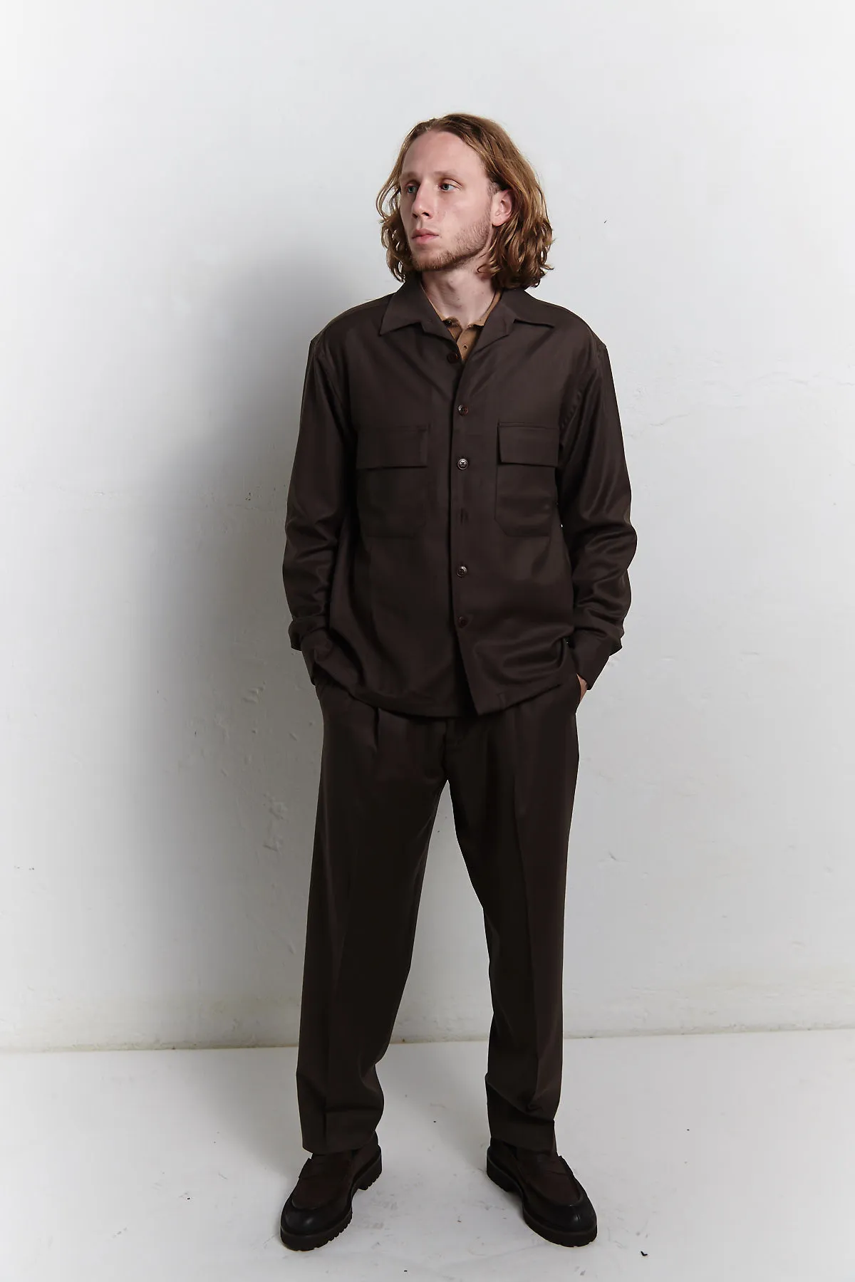 Costumein Over shirt in lana