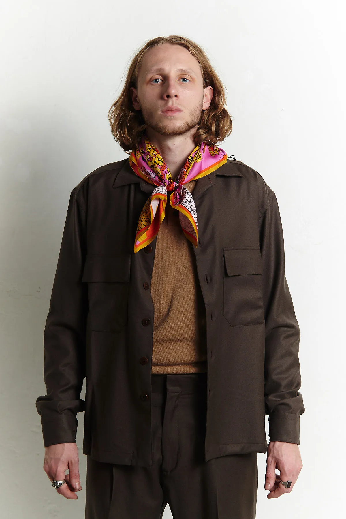 Costumein Over shirt in lana