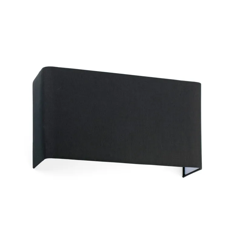 COTTON RCT Lampada da parete nero horitzontal 2L