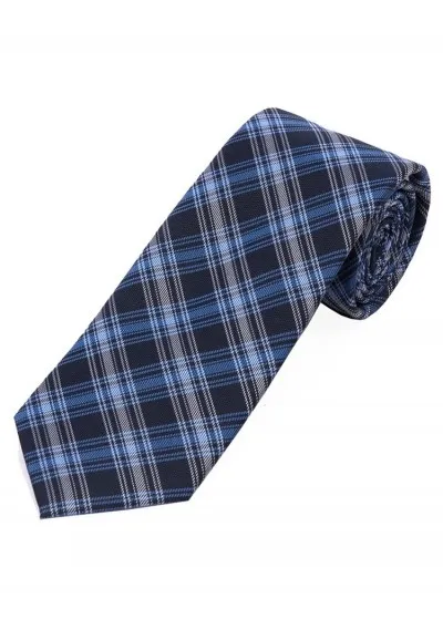 Cravatta uomo linea sofisticata Check Navy Sky Blue