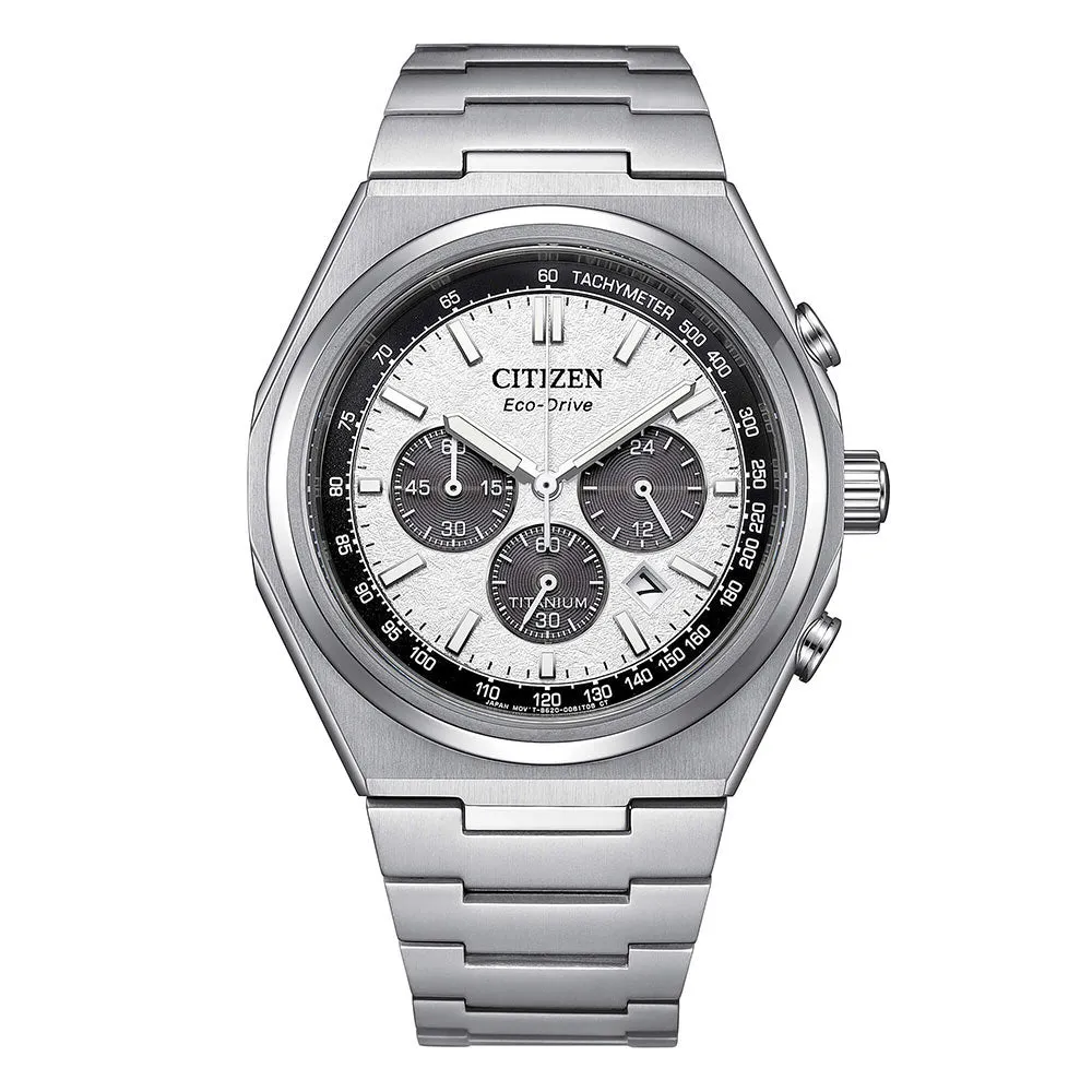 Cronografo Uomo Super Titanio 4610 Bianco Citizen