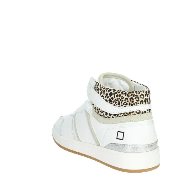 D.A.T.E.  SNEAKERS ALTA SPORT HIGH CAMP.160 BIANCO/BEIGE