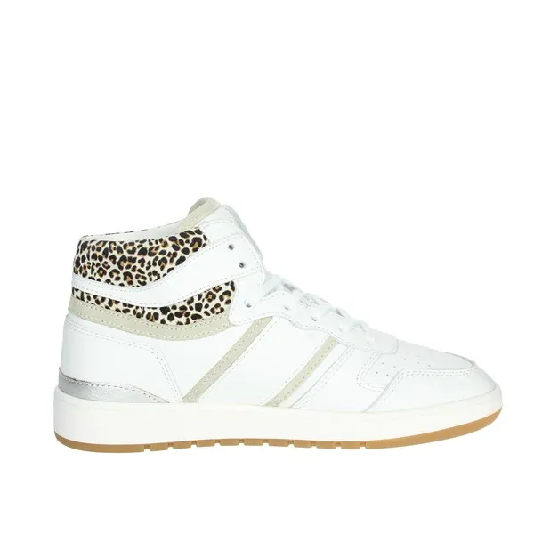 D.A.T.E.  SNEAKERS ALTA SPORT HIGH CAMP.160 BIANCO/BEIGE