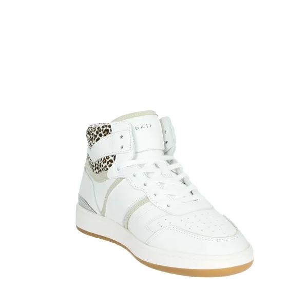 D.A.T.E.  SNEAKERS ALTA SPORT HIGH CAMP.160 BIANCO/BEIGE